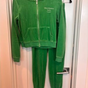 Limited Edition Juicy Couture Re-Release Vibrant Green Velour Set